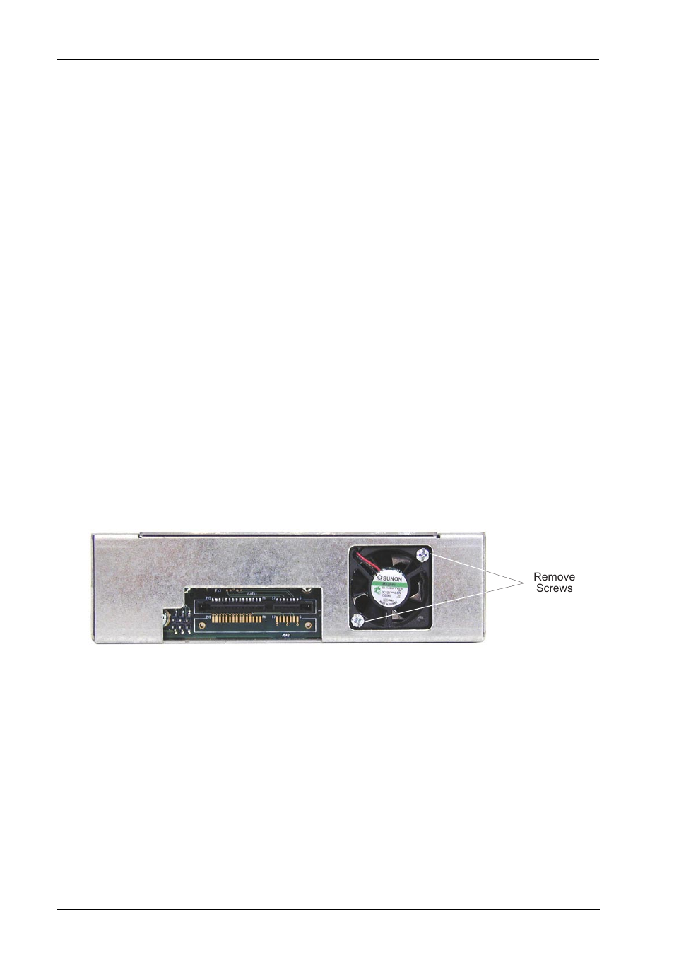 Replacing the cooling fan | StorCase Technology DX115 User Manual | Page 21 / 27