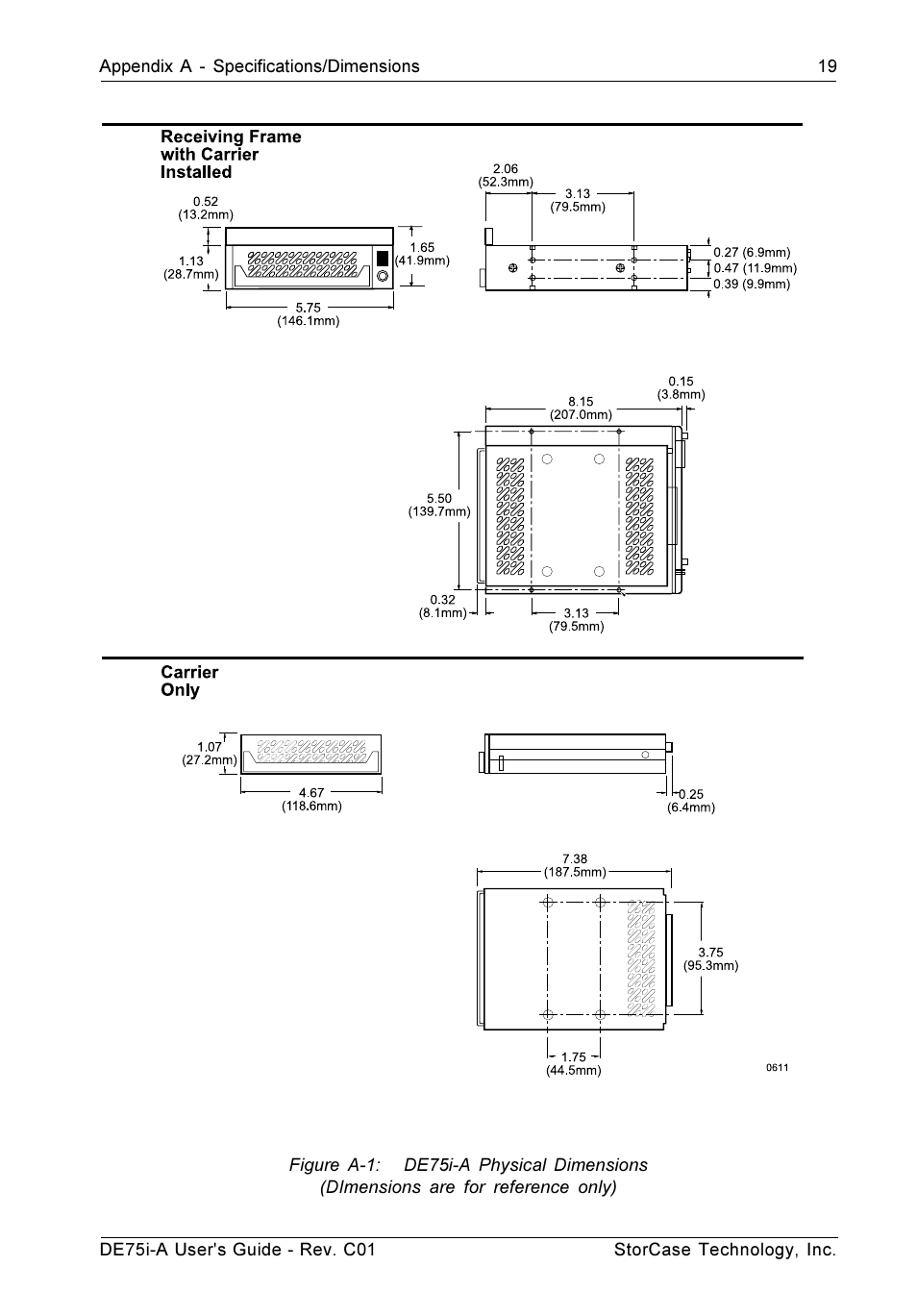 StorCase Technology DE75i-A User Manual | Page 26 / 31