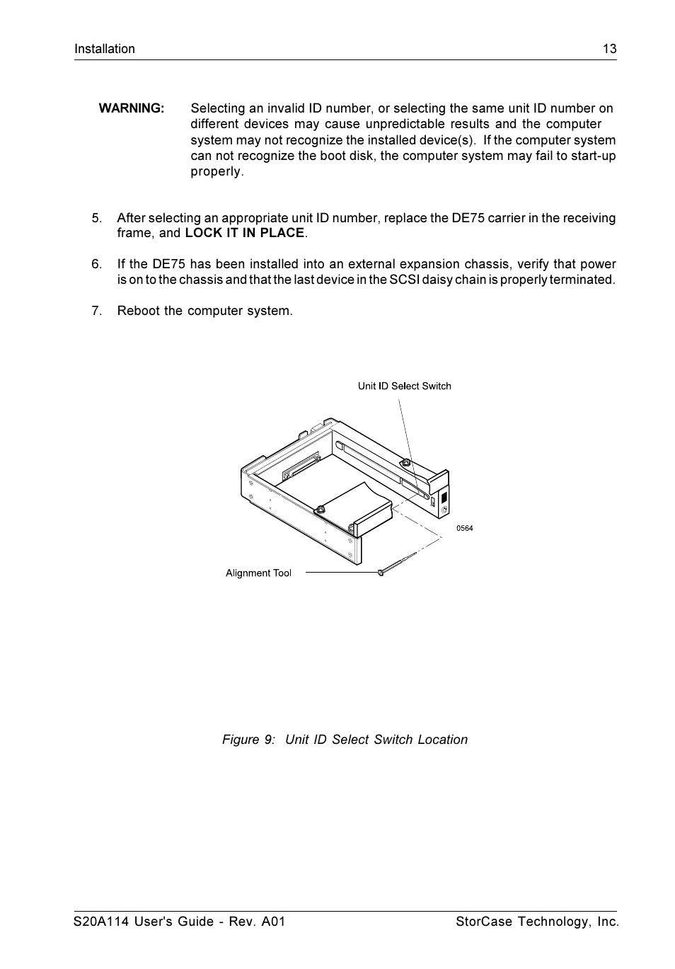 StorCase Technology S20A114 User Manual | Page 20 / 29