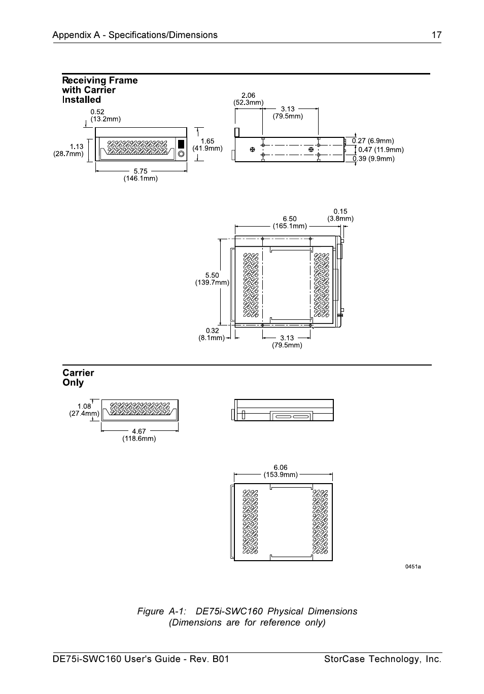 StorCase Technology DE75i-SWC160 User Manual | Page 24 / 29