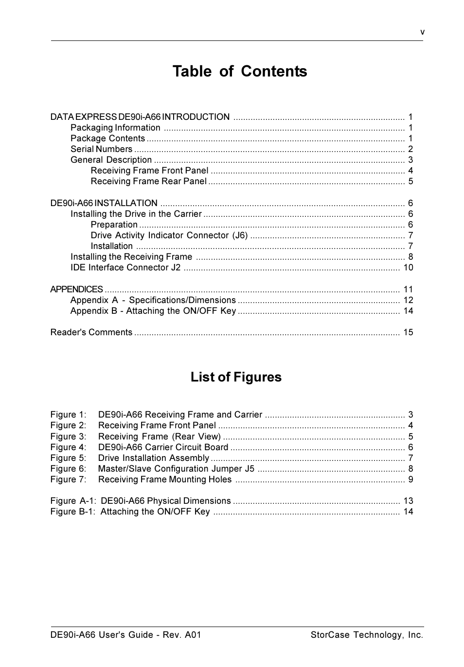 StorCase Technology DE90i-A66 User Manual | Page 6 / 23