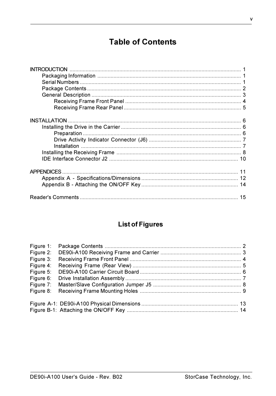 StorCase Technology DE90i-A100 User Manual | Page 6 / 23