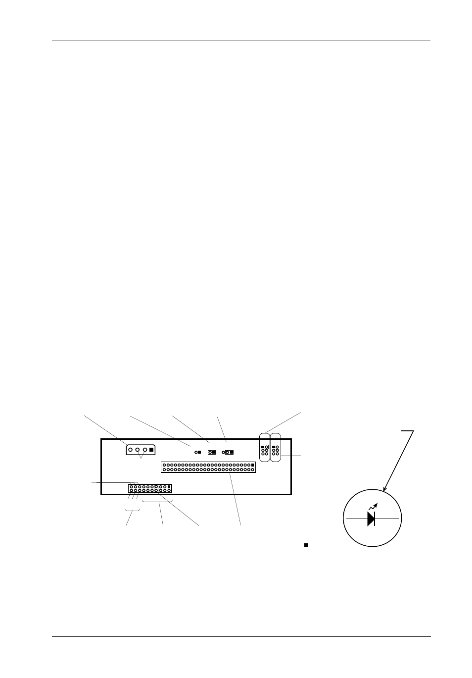 The receiving frame rear panel | StorCase Technology DE90i-S User Manual | Page 8 / 25