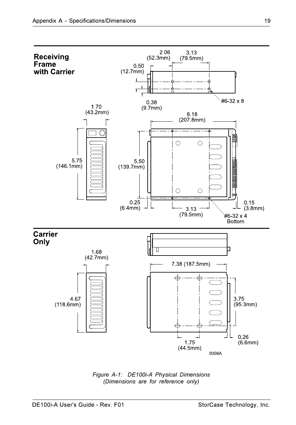 StorCase Technology DE100i-A User Manual | Page 26 / 33