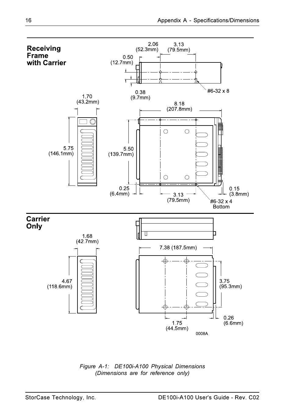 StorCase Technology DE100i-A100 User Manual | Page 23 / 29