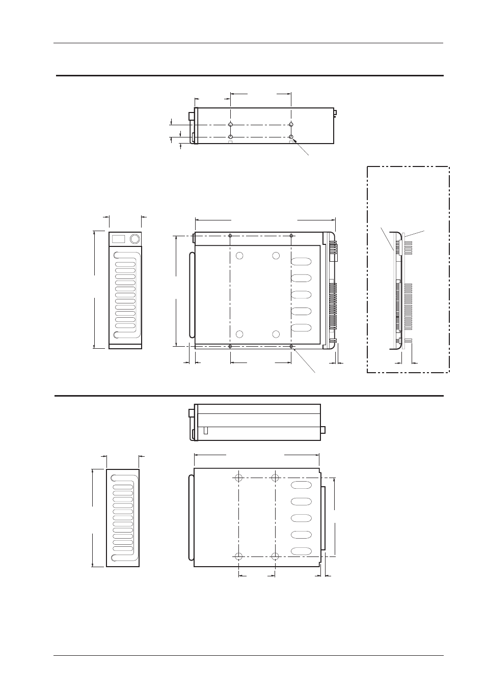Receiving frame with carrier carrier only, With hot swap board | StorCase Technology DE100i-SWD User Manual | Page 23 / 33