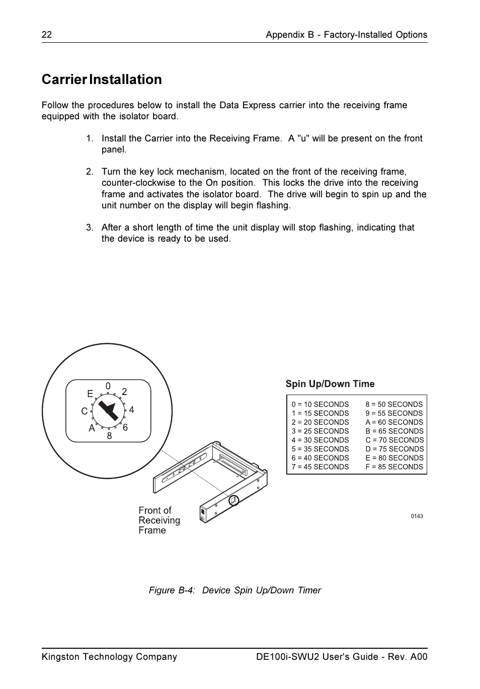 Carrier installation | StorCase Technology DE100i-SWU2 User Manual | Page 29 / 37