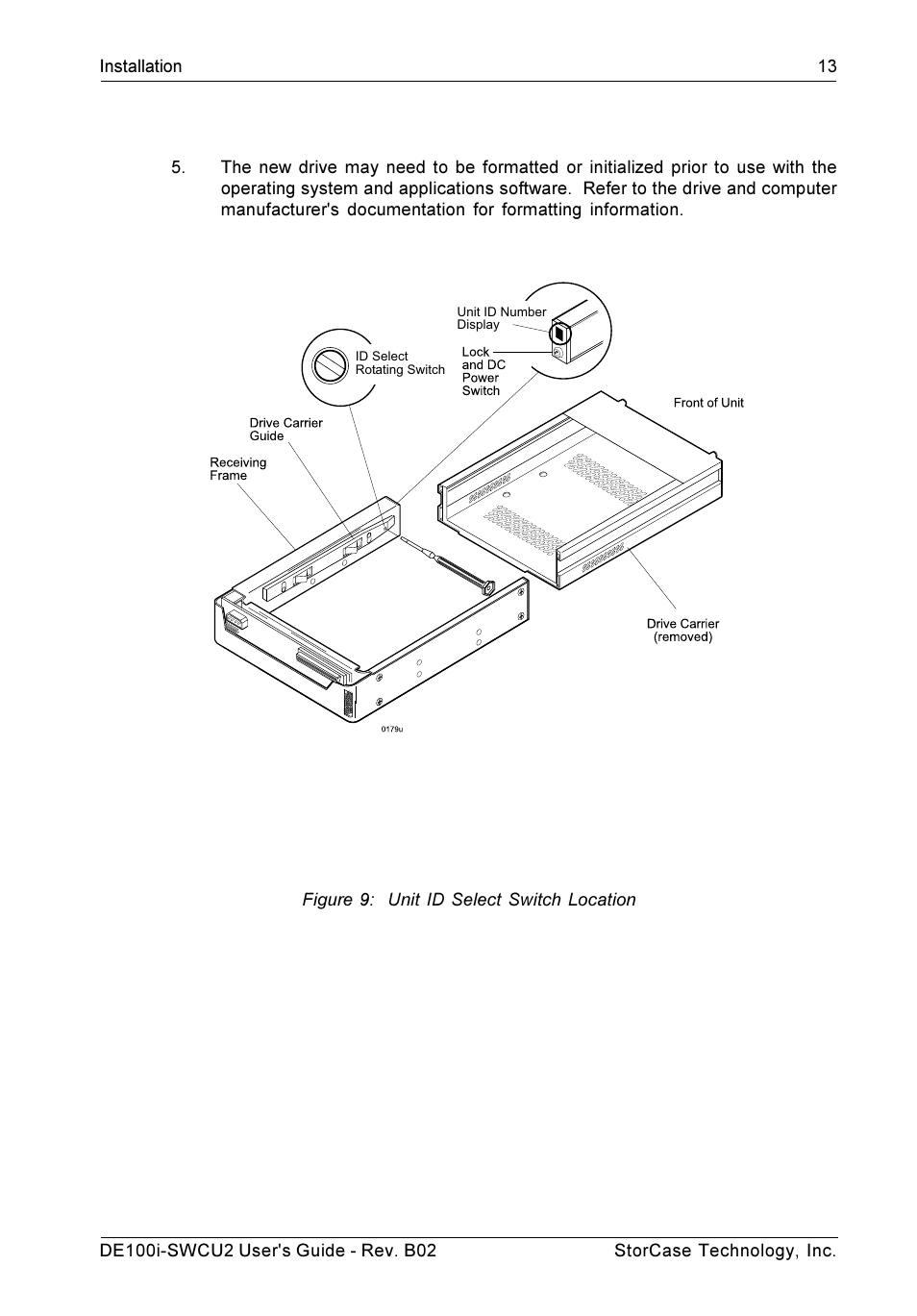 StorCase Technology DE100i-SWCU2 User Manual | Page 20 / 33