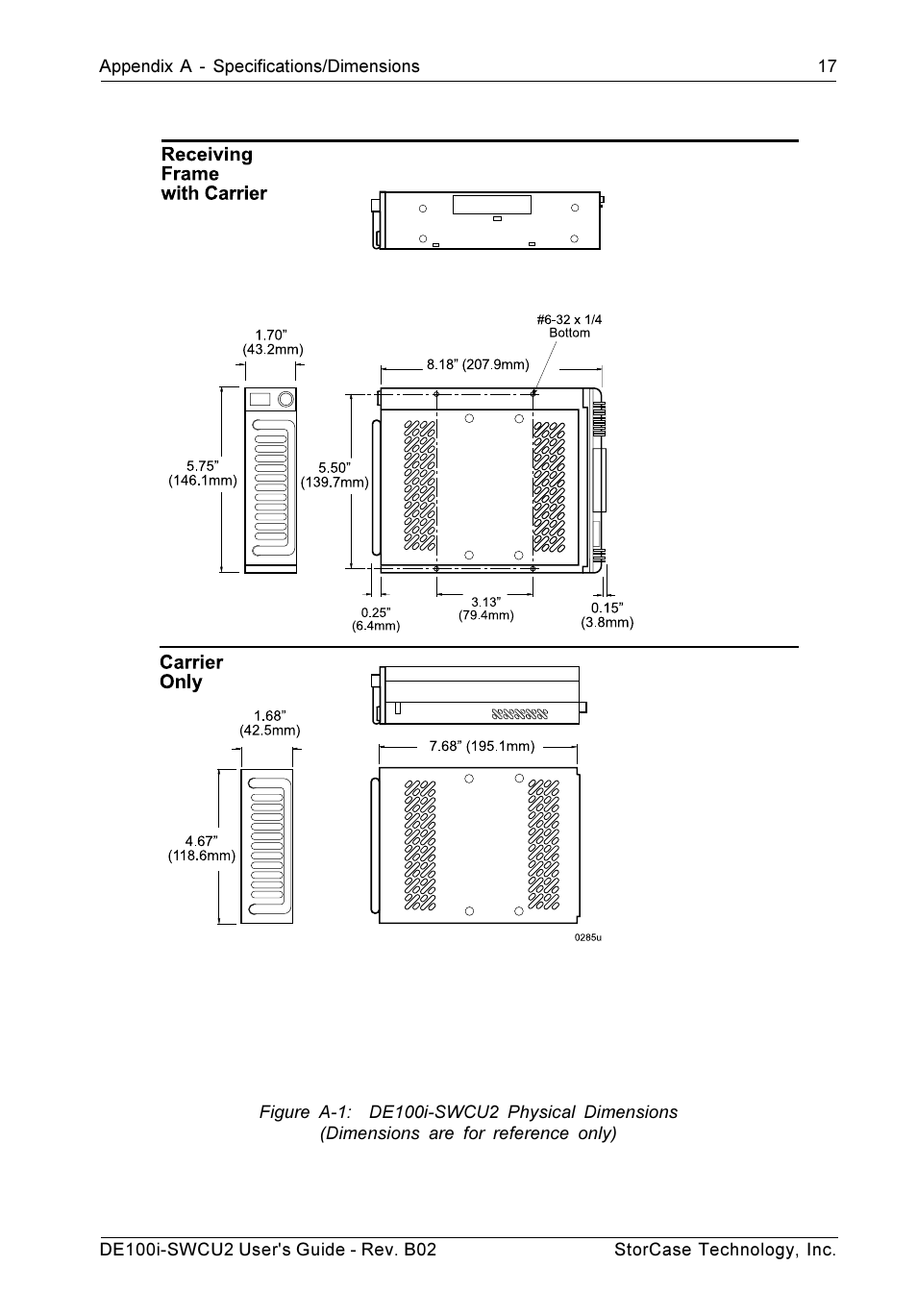 StorCase Technology DE100i-SWCU2 User Manual | Page 24 / 33