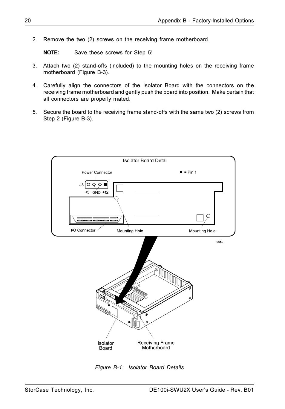 StorCase Technology DE100i-SWU2X User Manual | Page 27 / 35