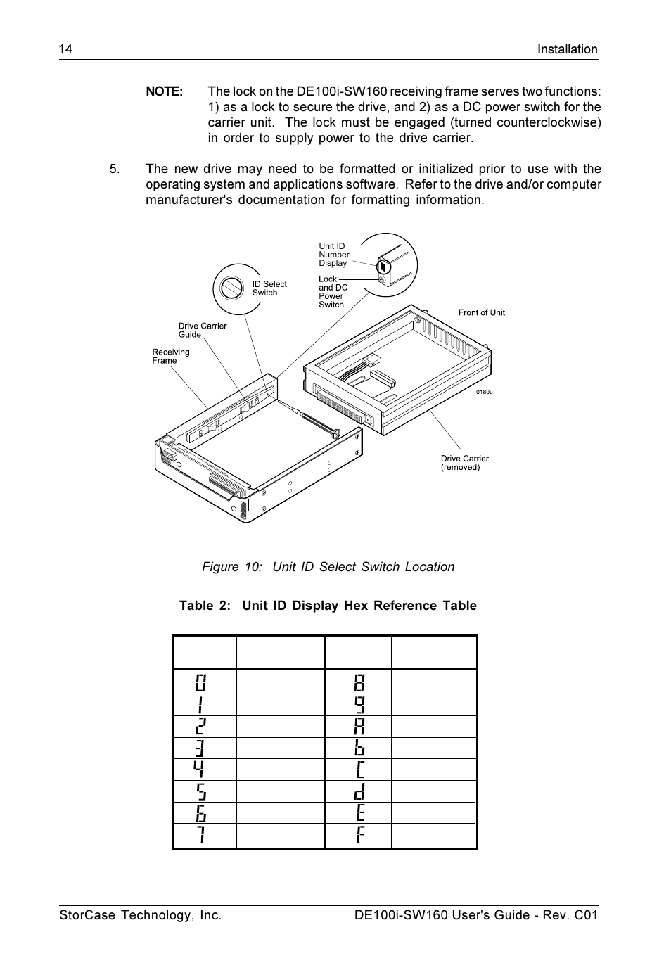 StorCase Technology DE100i-SW160 User Manual | Page 21 / 35