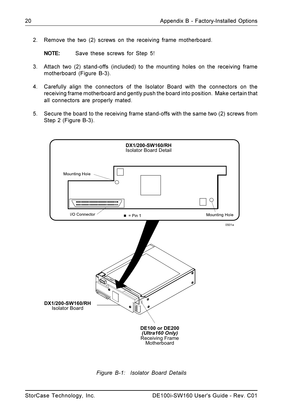 StorCase Technology DE100i-SW160 User Manual | Page 27 / 35