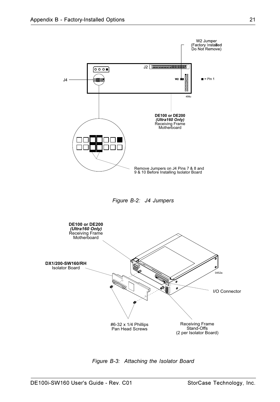 StorCase Technology DE100i-SW160 User Manual | Page 28 / 35