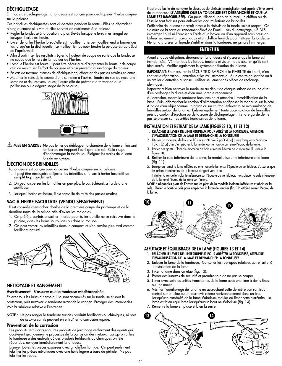 Entretien | Cisco MM275 User Manual | Page 11 / 20
