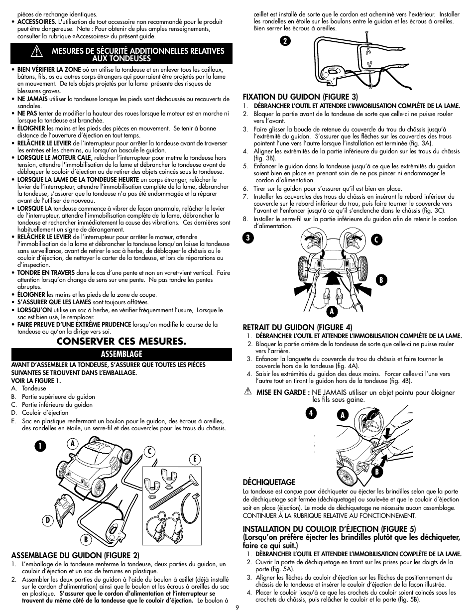 Conserver ces mesures, Assemblage | Cisco MM275 User Manual | Page 9 / 20