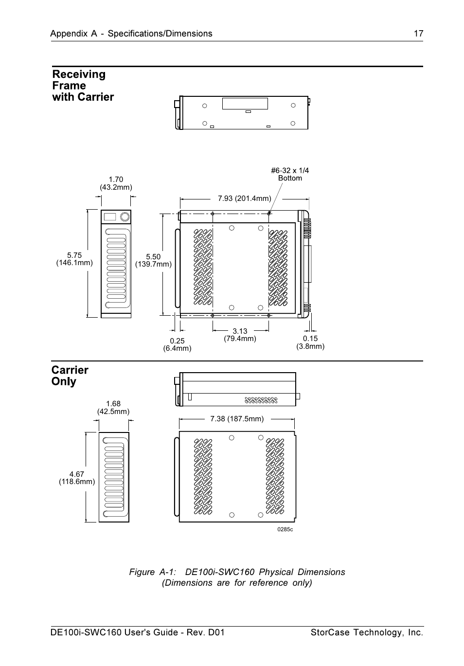 StorCase Technology DE100i-SWC160 User Manual | Page 24 / 39