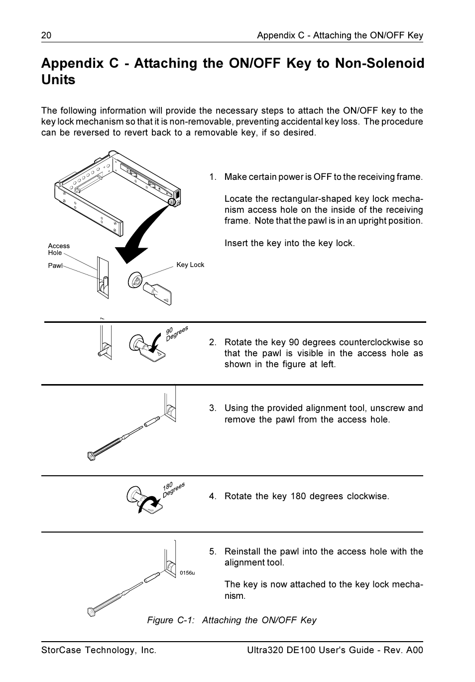 StorCase Technology Ultra320 DE100 User Manual | Page 27 / 31