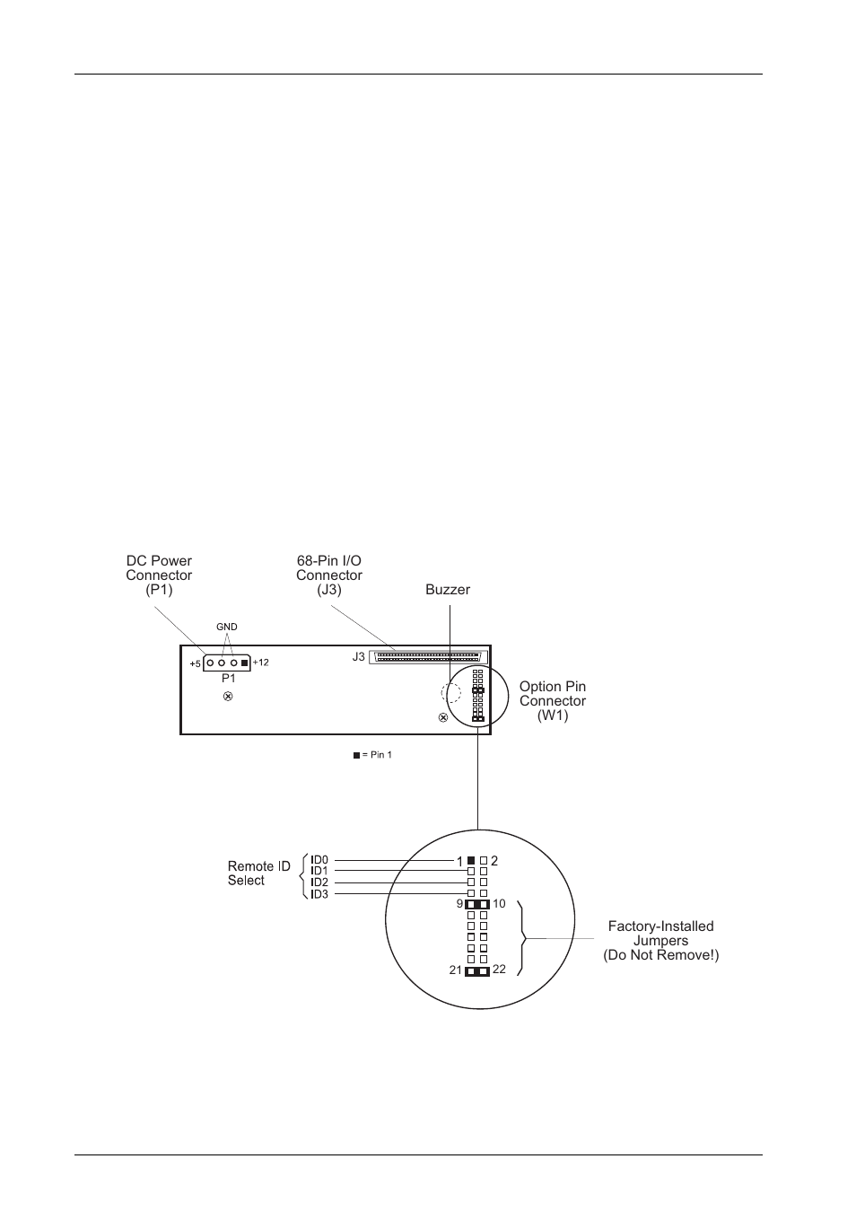 Receiving frame rear panel | StorCase Technology DE110 User Manual | Page 13 / 29