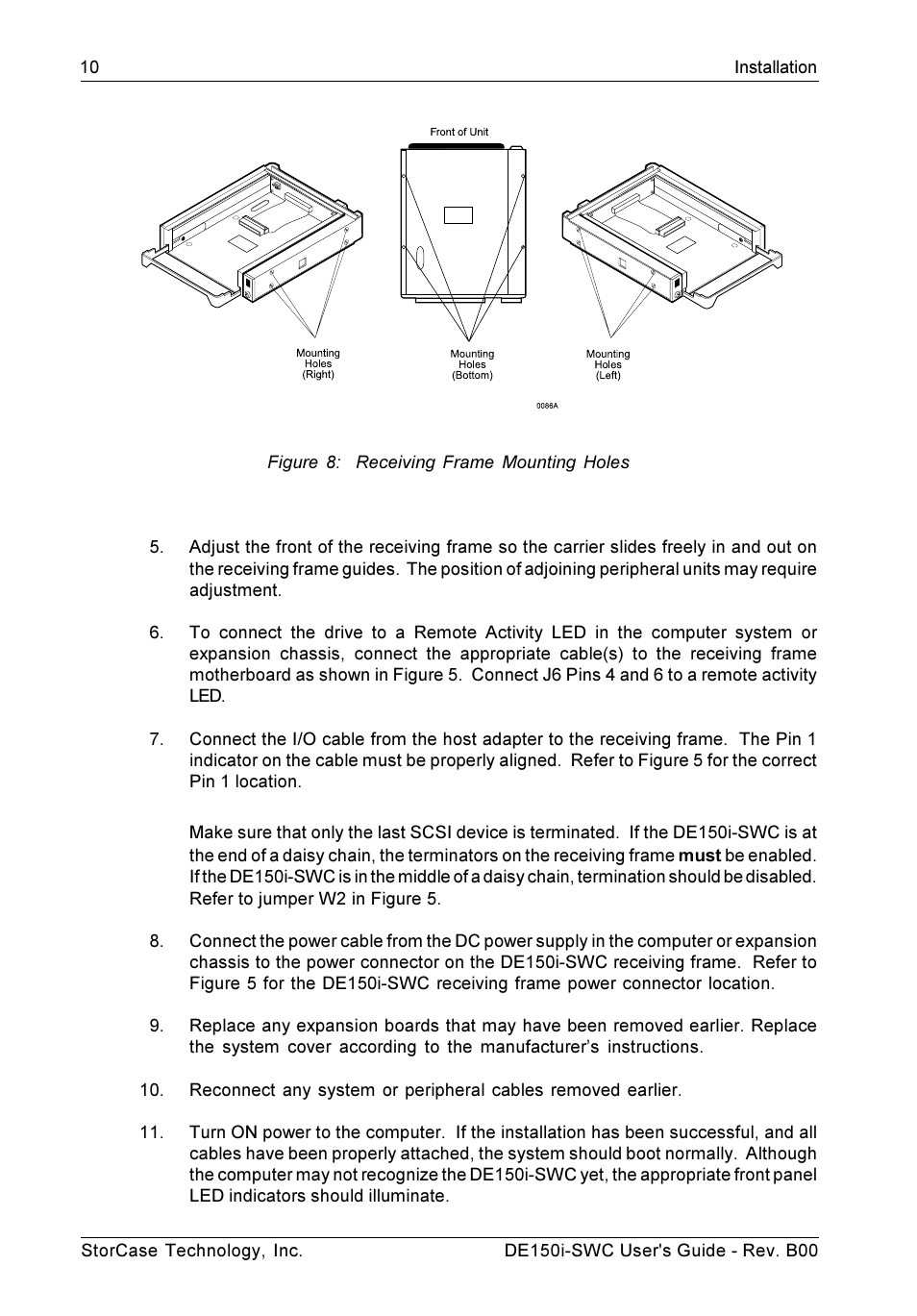 StorCase Technology DE150i-SWC User Manual | Page 17 / 33