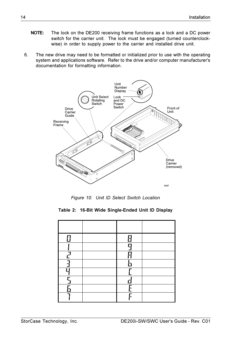 StorCase Technology DE200i-SWC User Manual | Page 21 / 35