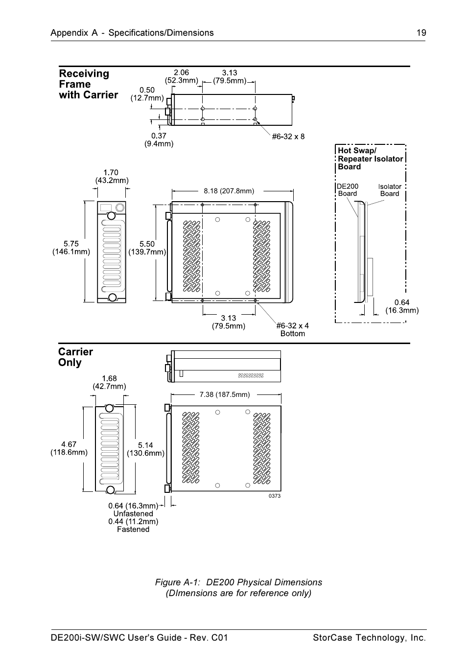 StorCase Technology DE200i-SWC User Manual | Page 26 / 35