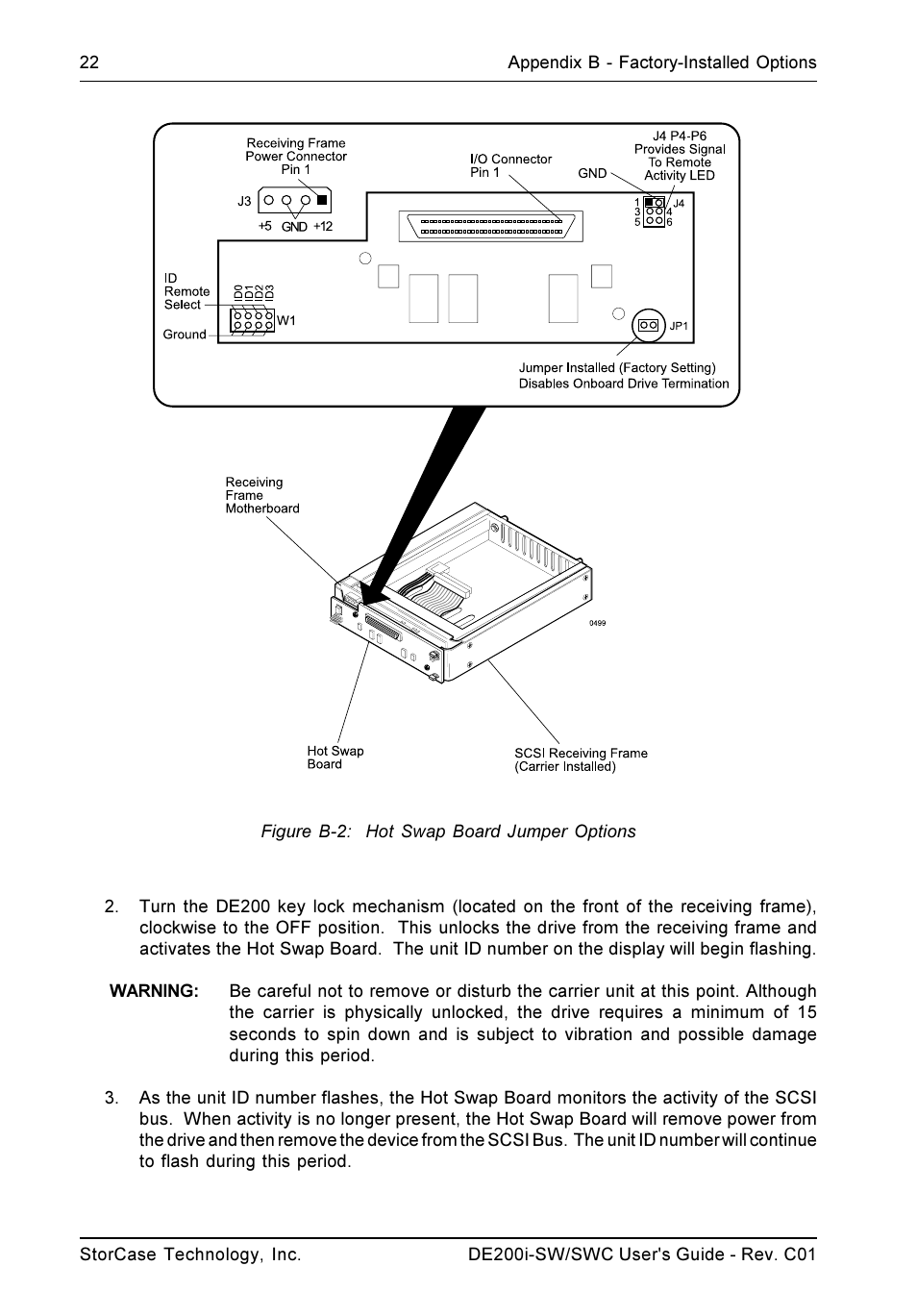 StorCase Technology DE200i-SWC User Manual | Page 29 / 35