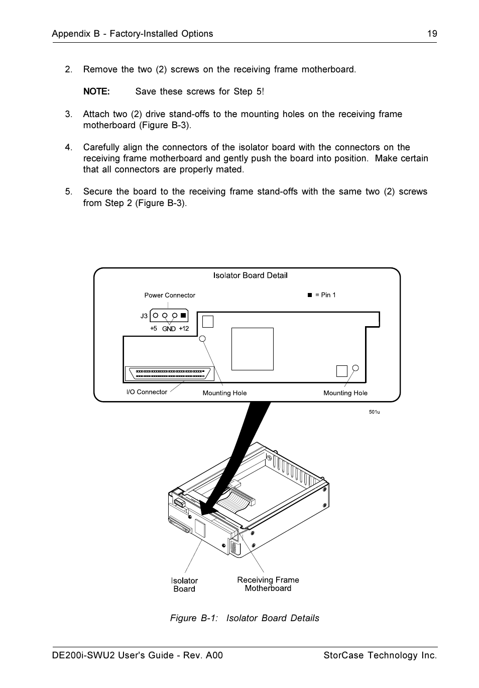 StorCase Technology DE200i-SWU2 User Manual | Page 26 / 37