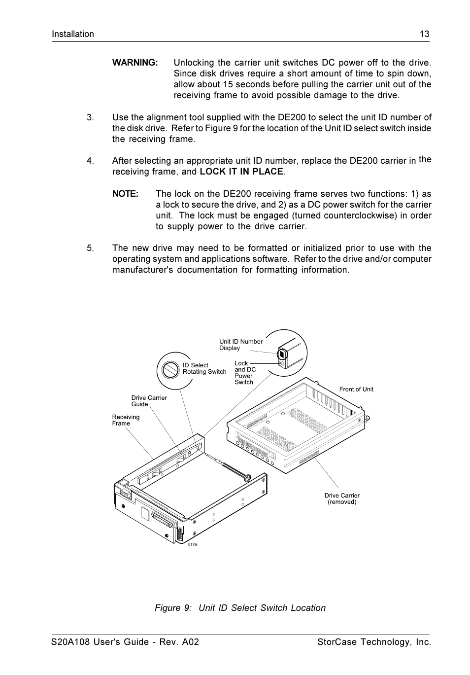 StorCase Technology S20A108 User Manual | Page 20 / 33