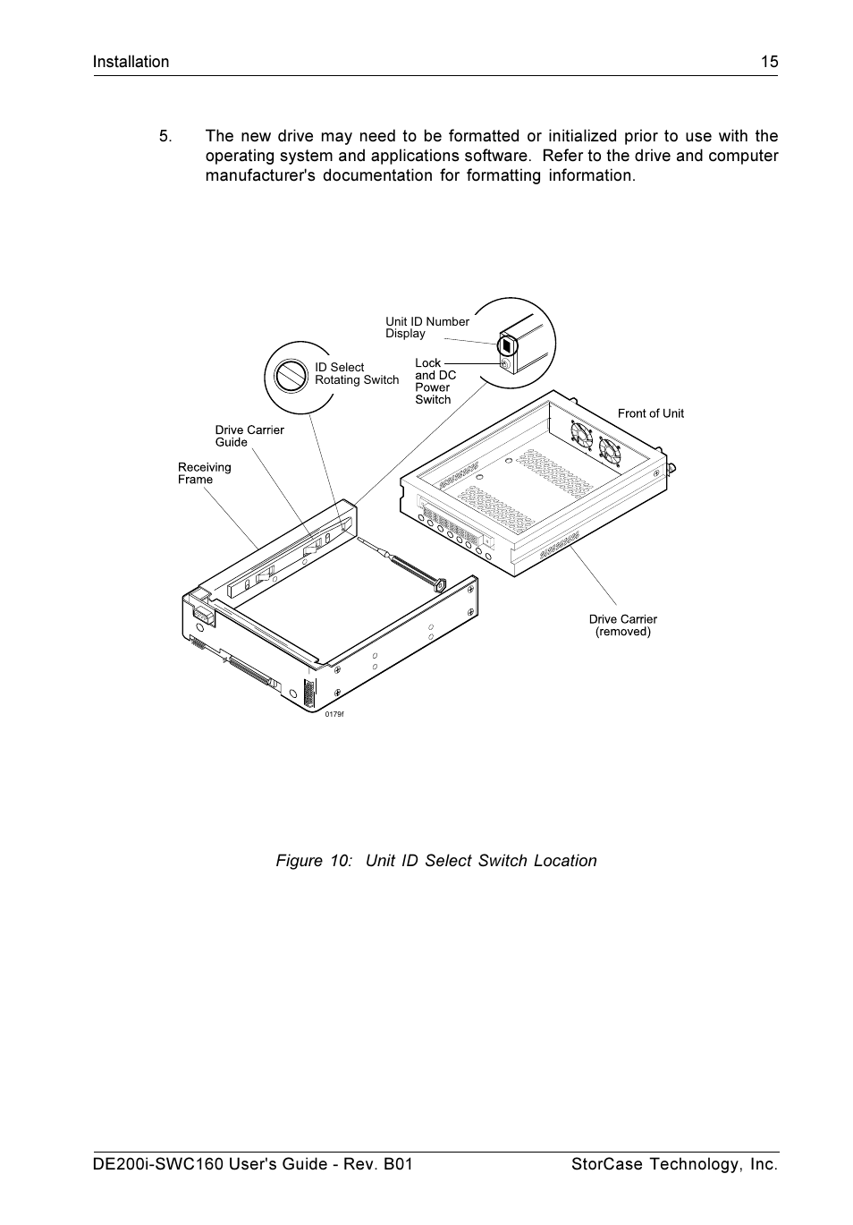 StorCase Technology DE200i-SWC160 User Manual | Page 22 / 37