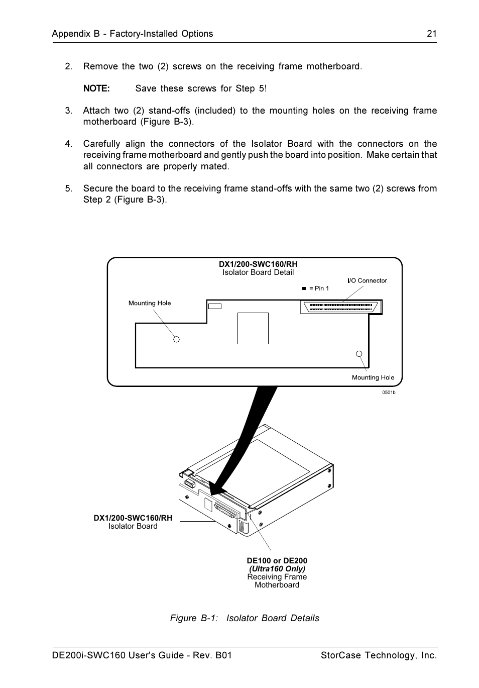 StorCase Technology DE200i-SWC160 User Manual | Page 28 / 37