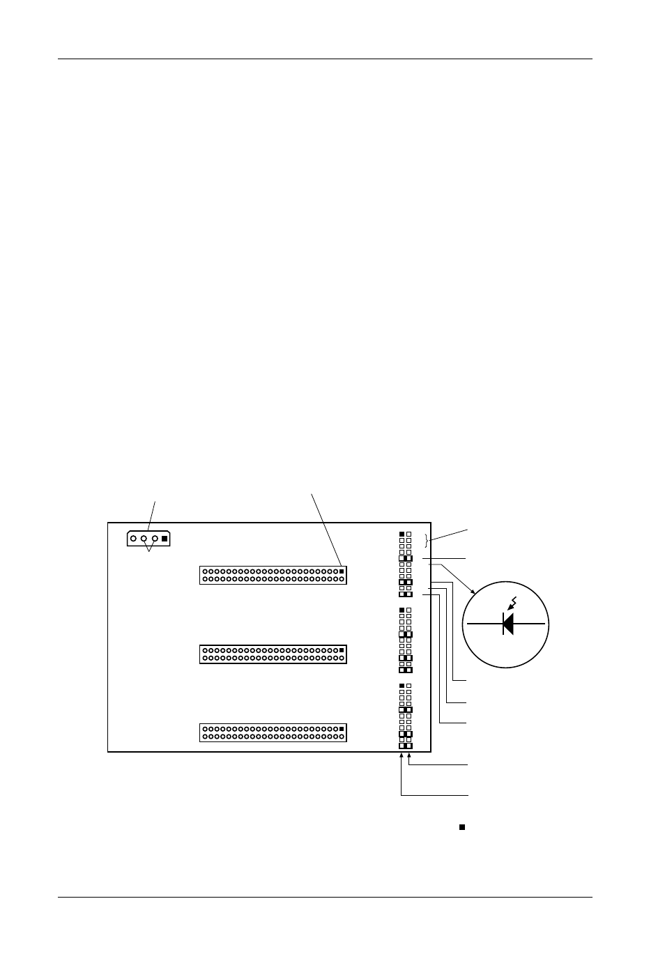 The receiving frame rear panel | StorCase Technology DE300i-S User Manual | Page 12 / 36