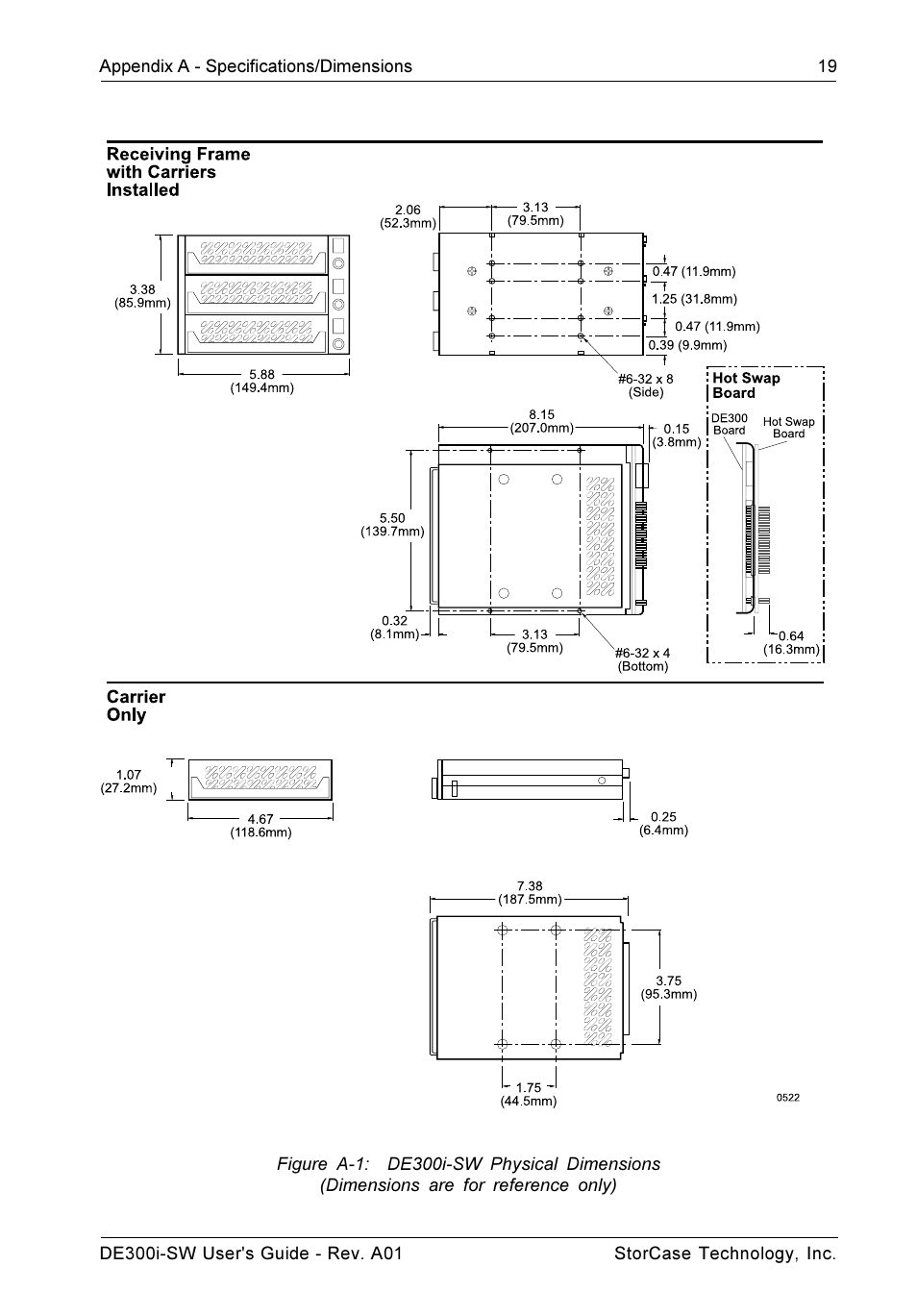 StorCase Technology DE300i-SW User Manual | Page 26 / 35