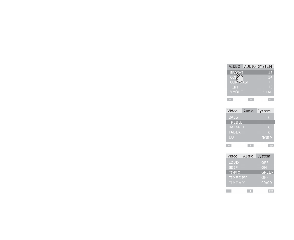 Operating with system menu | Hyundai H-CMD4011 User Manual | Page 21 / 64