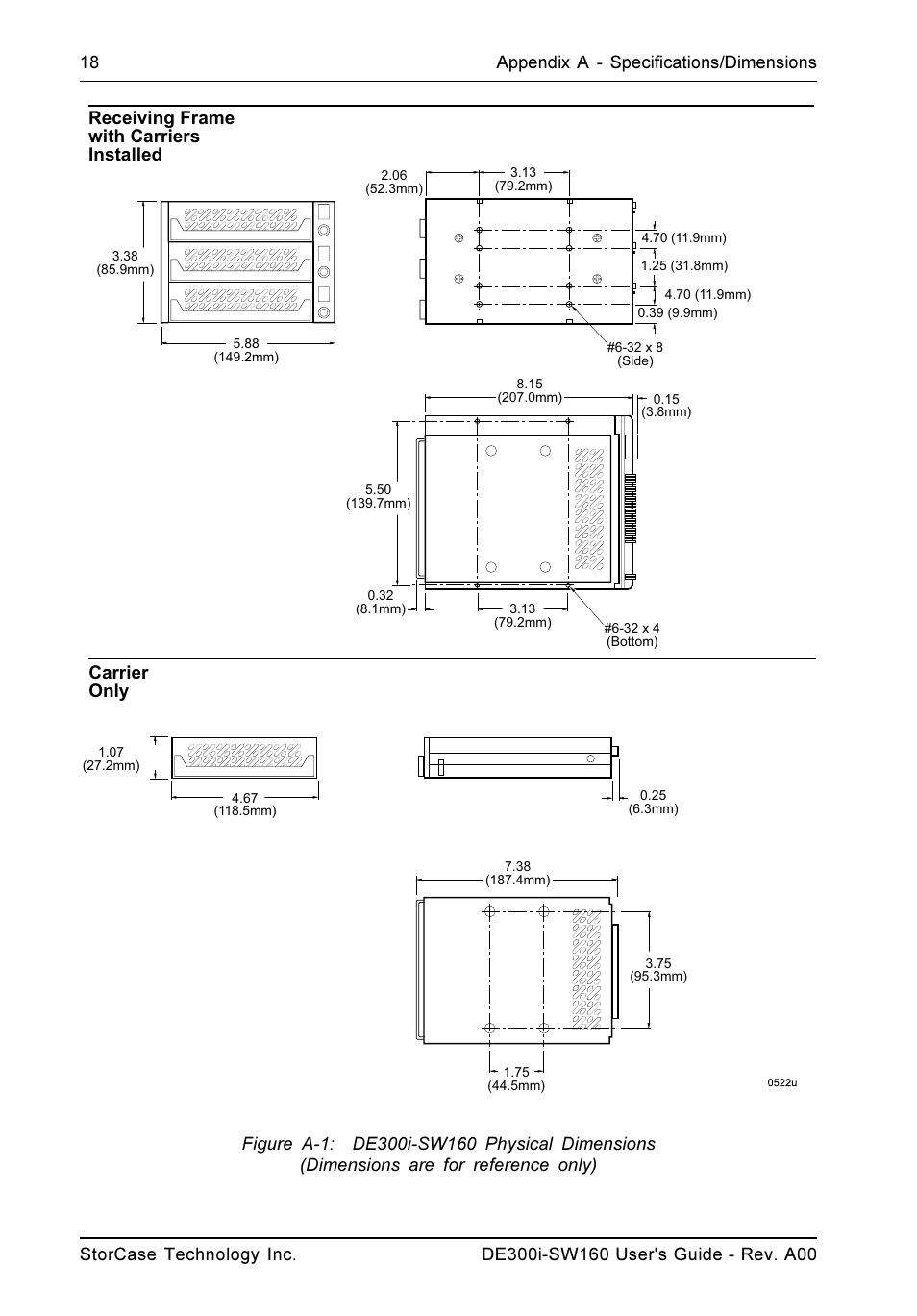 StorCase Technology DE300i-SW160 User Manual | Page 25 / 29