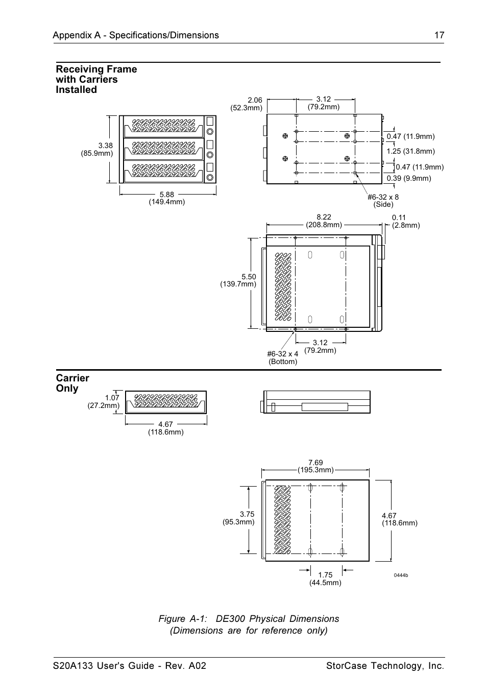 StorCase Technology S20A133 User Manual | Page 24 / 29