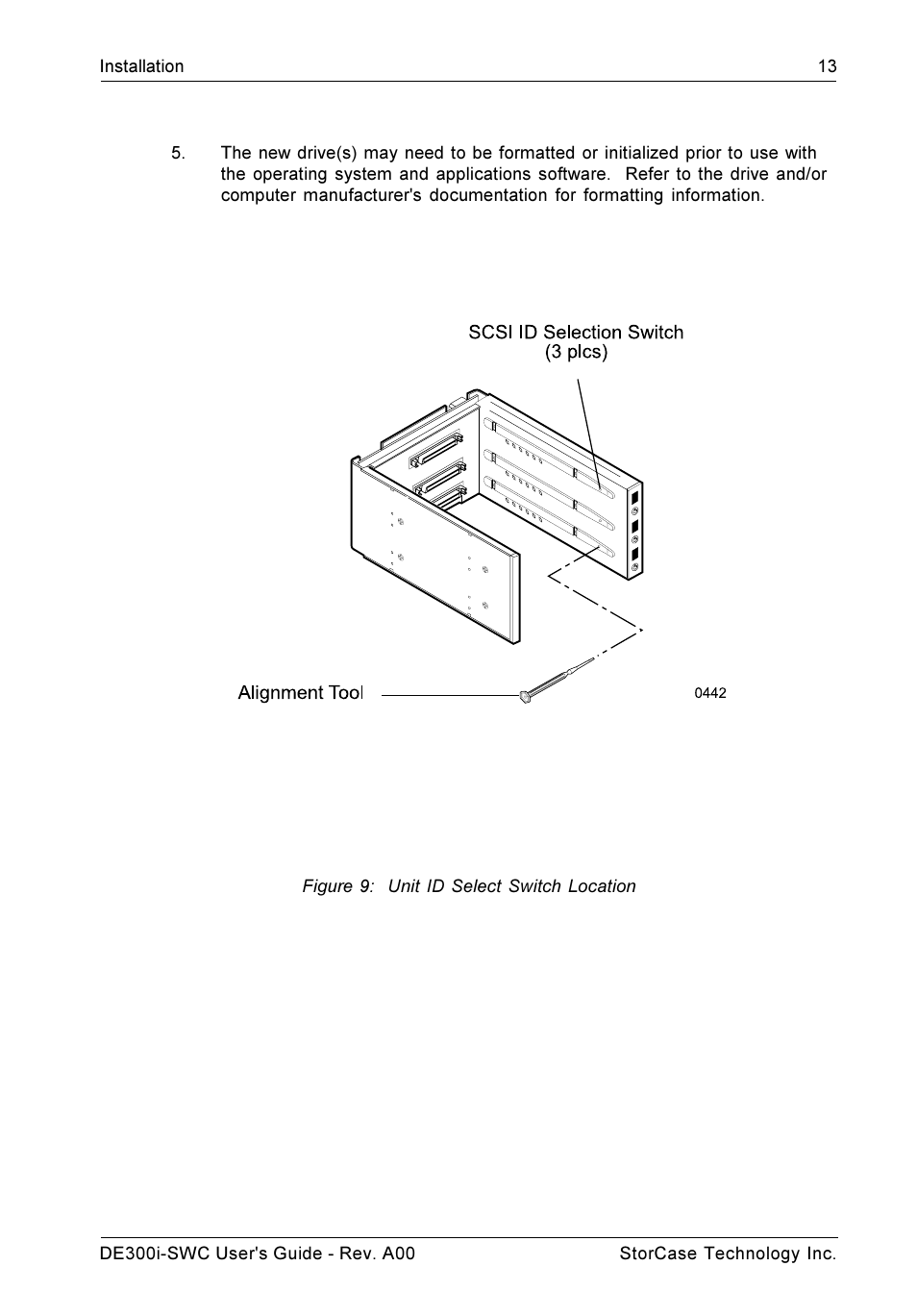 StorCase Technology DE300i-SWC User Manual | Page 20 / 33