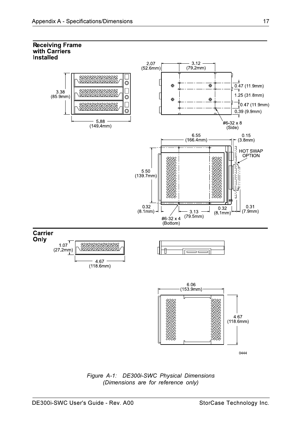 StorCase Technology DE300i-SWC User Manual | Page 24 / 33