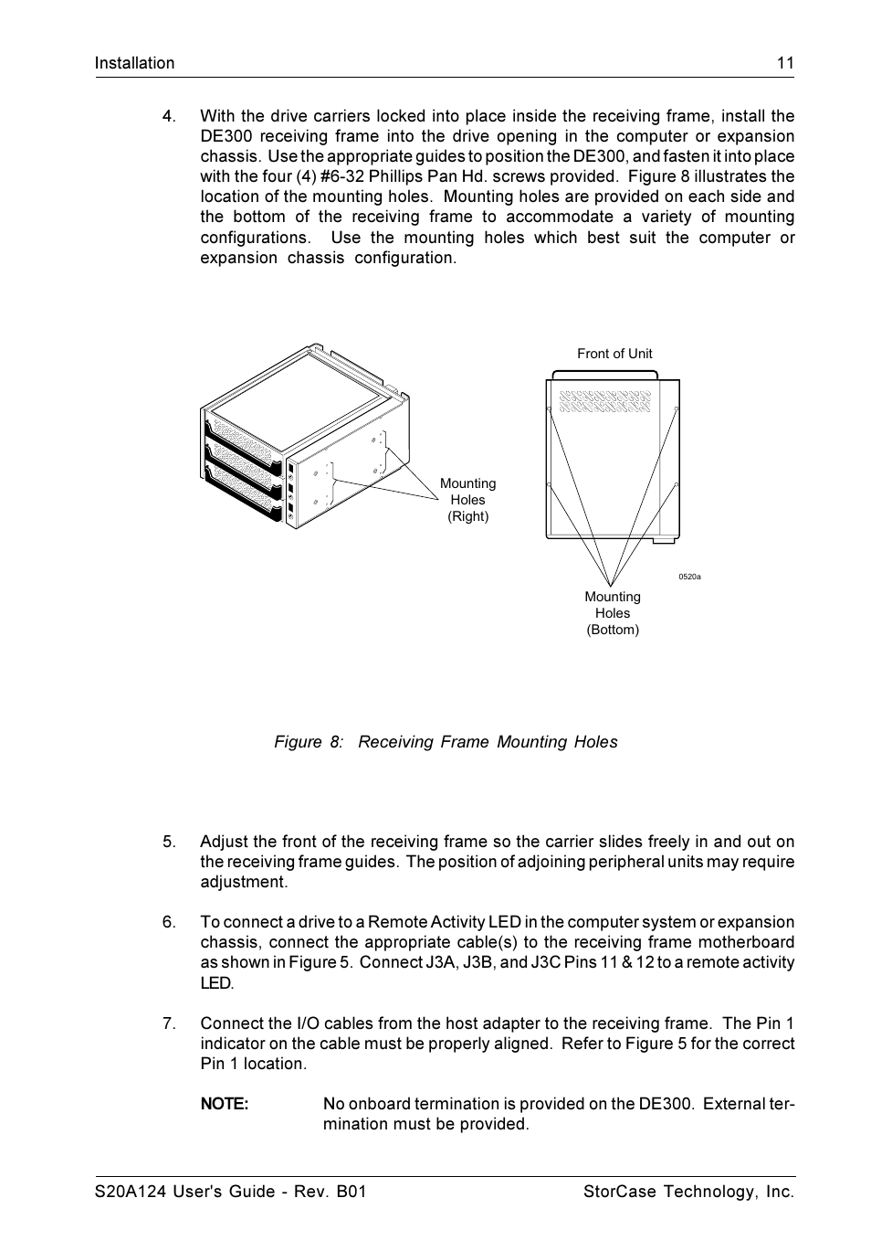 StorCase Technology S20A124 User Manual | Page 18 / 29