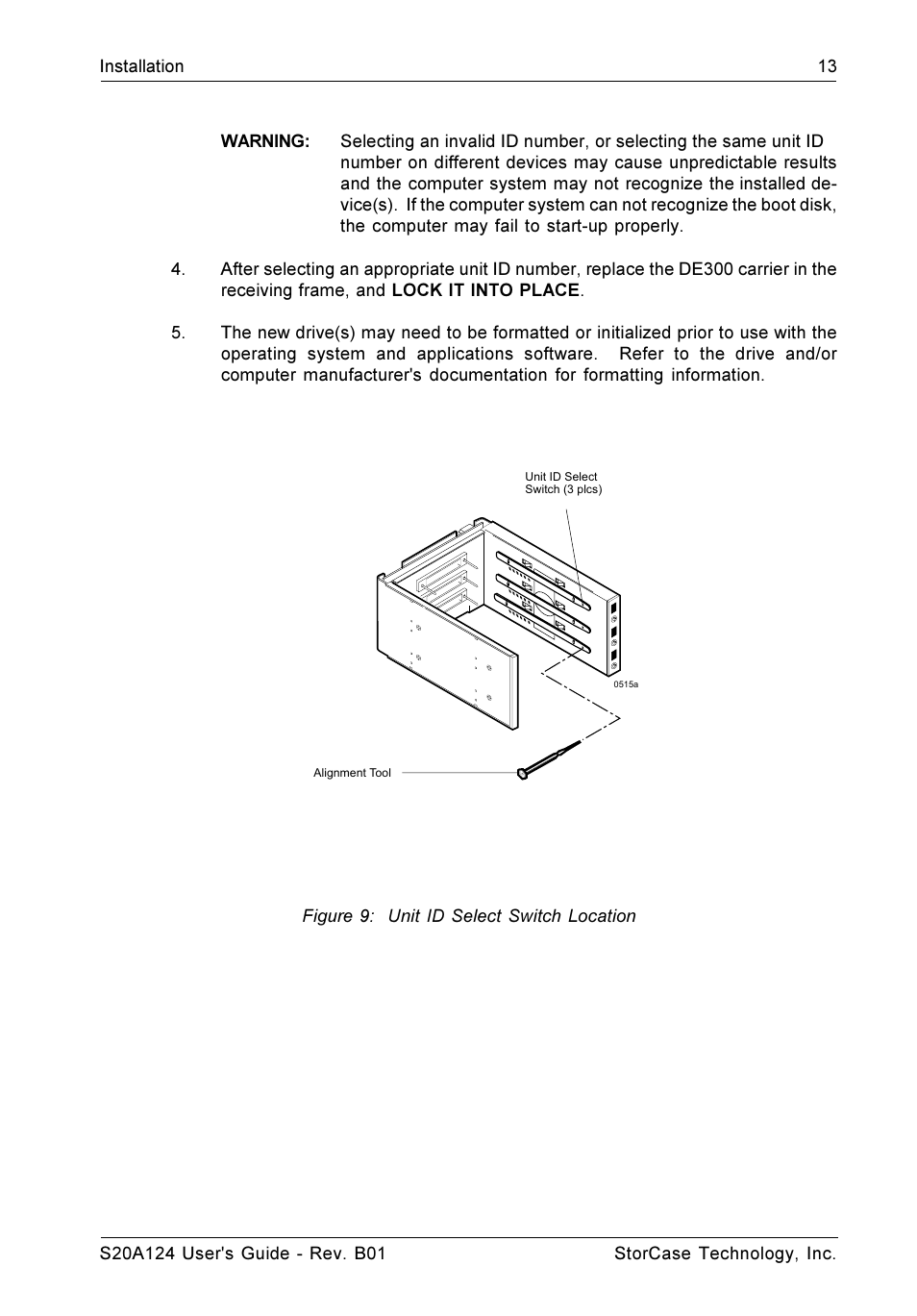 StorCase Technology S20A124 User Manual | Page 20 / 29