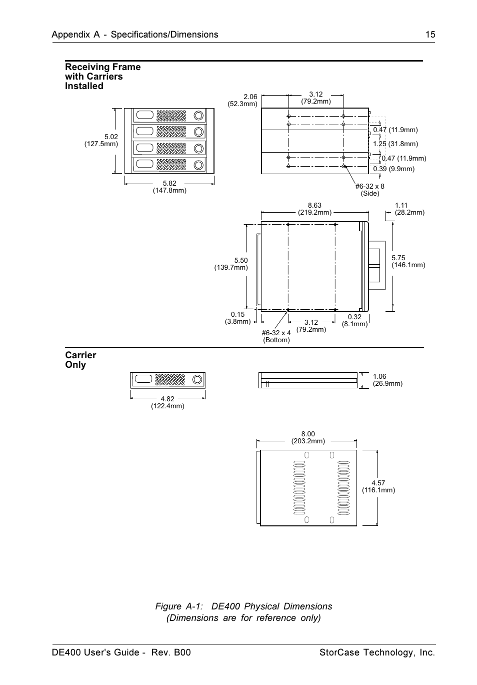 StorCase Technology DE400 User Manual | Page 23 / 28