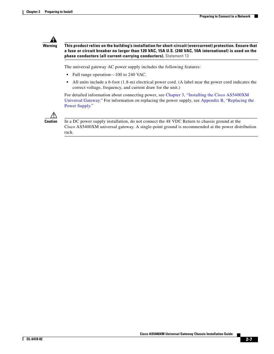 Cisco XM Universal Gateways Cisco AS5400XM User Manual | Page 29 / 100