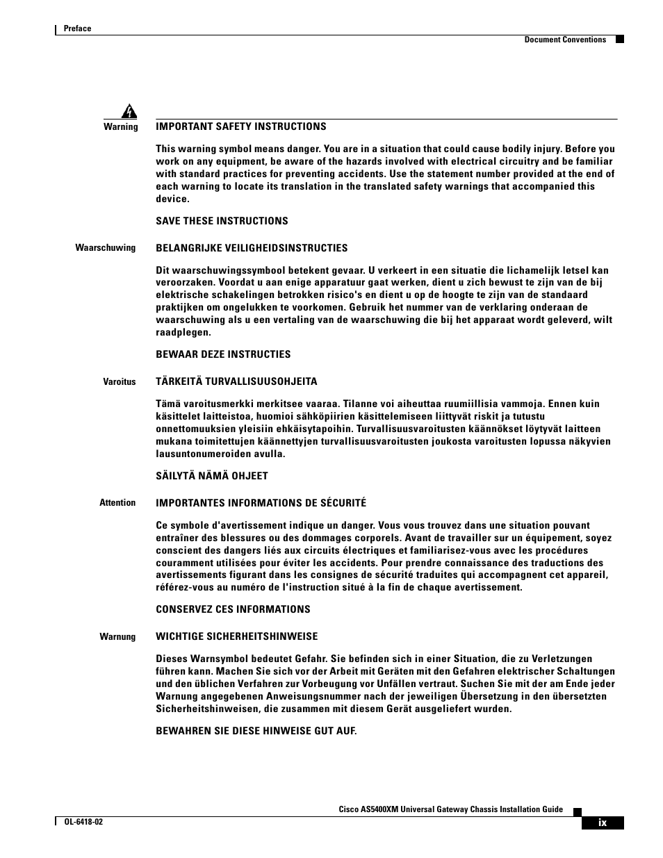 Cisco XM Universal Gateways Cisco AS5400XM User Manual | Page 9 / 100