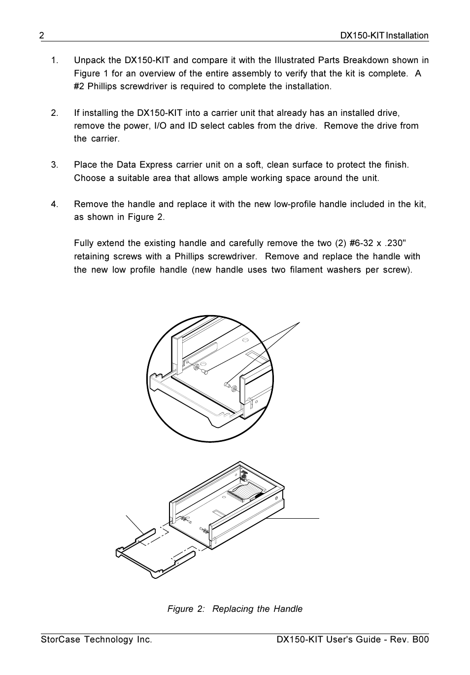 StorCase Technology DX150-KIT User Manual | Page 2 / 4