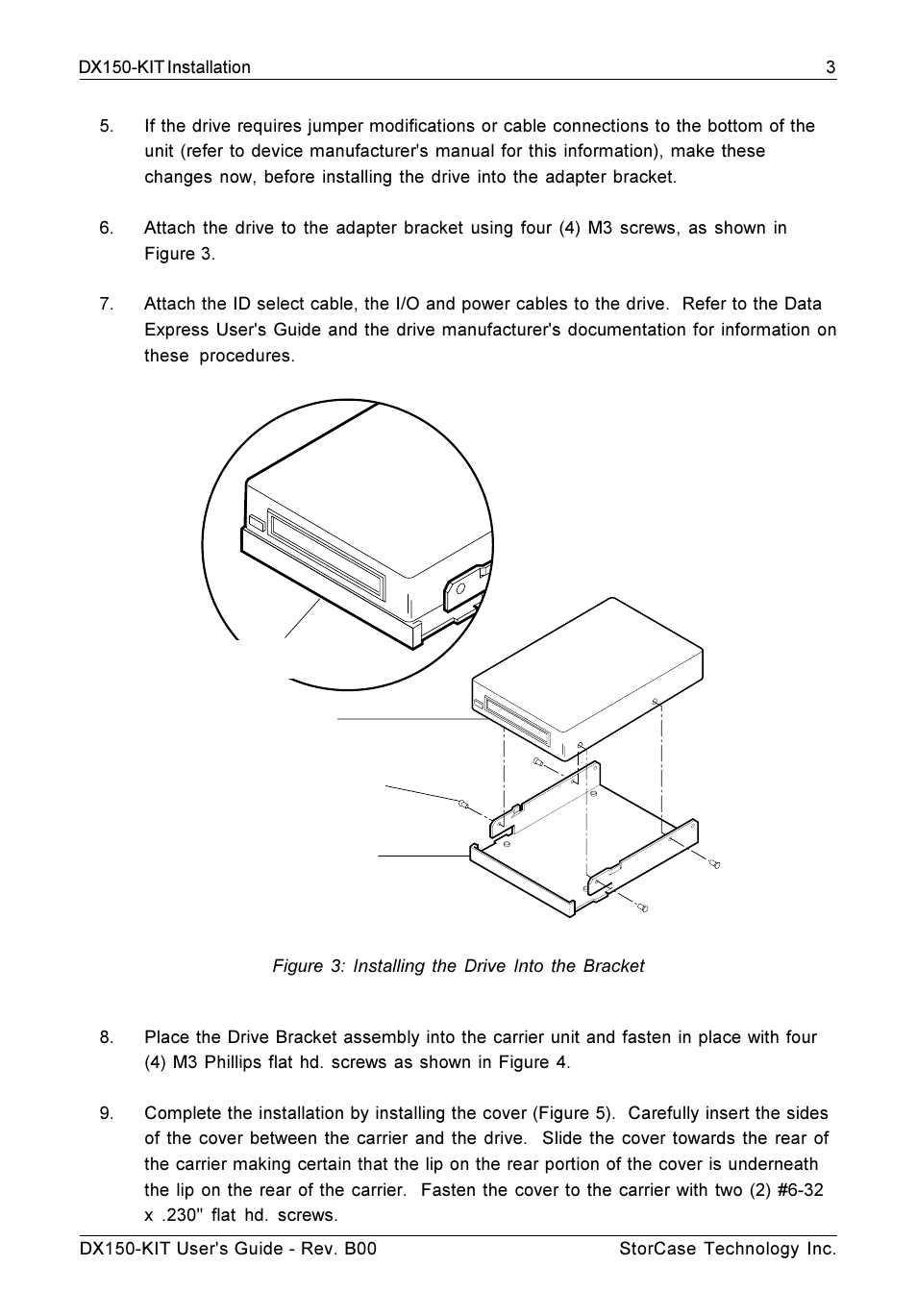 StorCase Technology DX150-KIT User Manual | Page 3 / 4