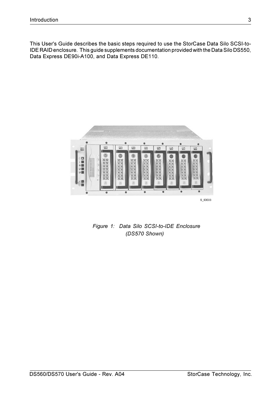 StorCase Technology DS570 User Manual | Page 12 / 67