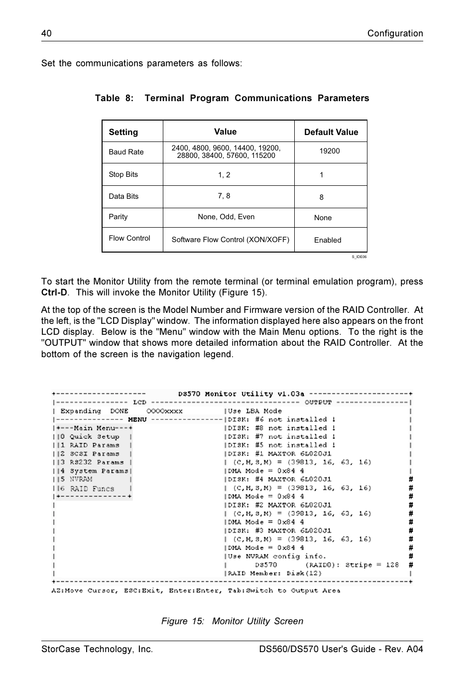 StorCase Technology DS570 User Manual | Page 49 / 67