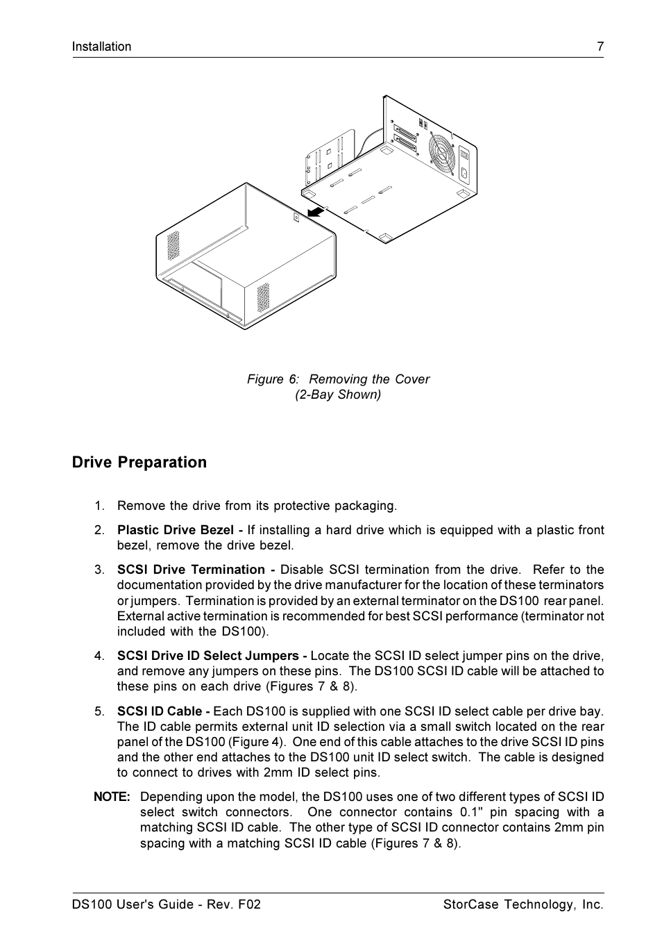 Drive preparation | StorCase Technology DS100 User Manual | Page 16 / 33