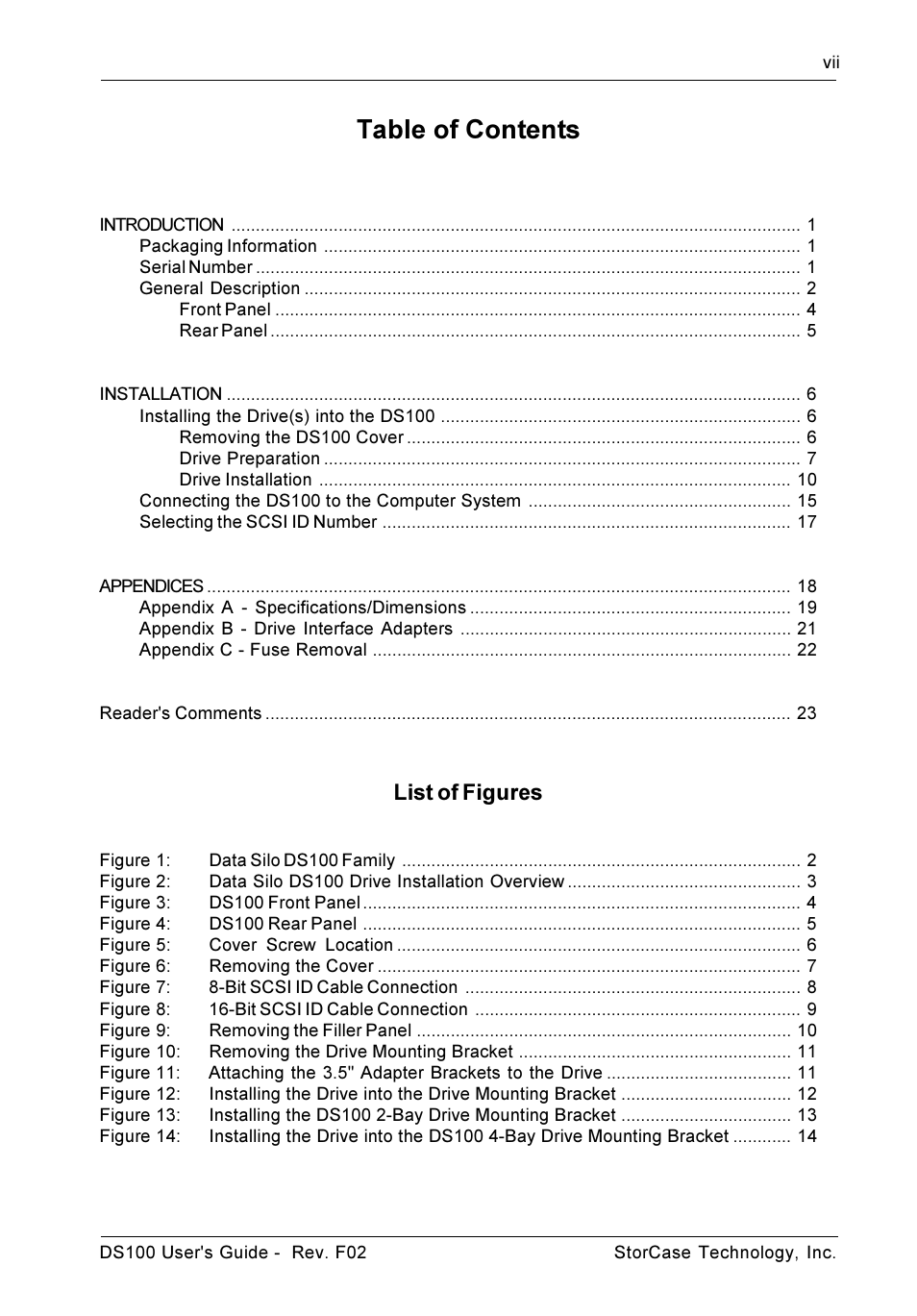 StorCase Technology DS100 User Manual | Page 8 / 33