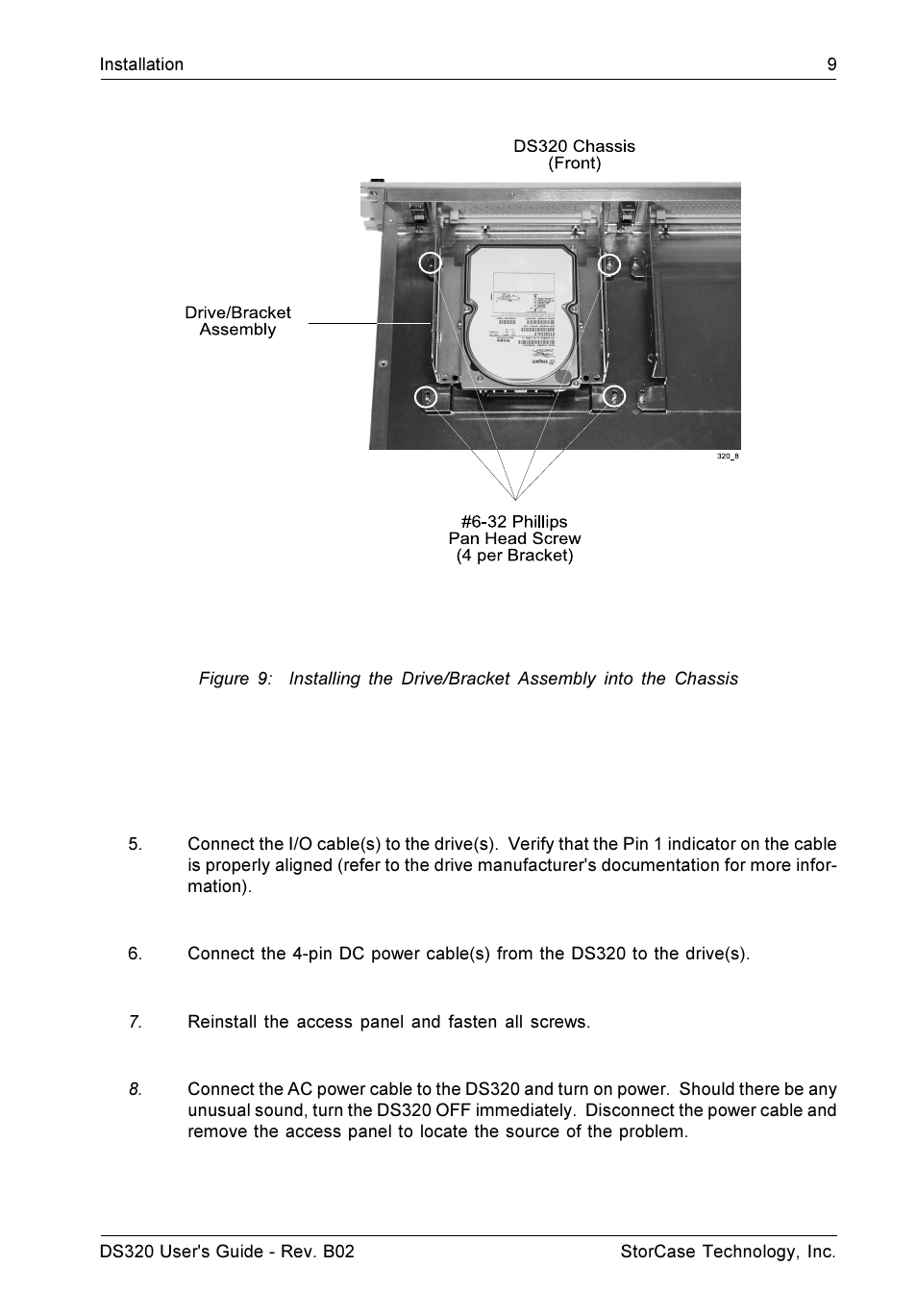StorCase Technology DS320 User Manual | Page 17 / 26