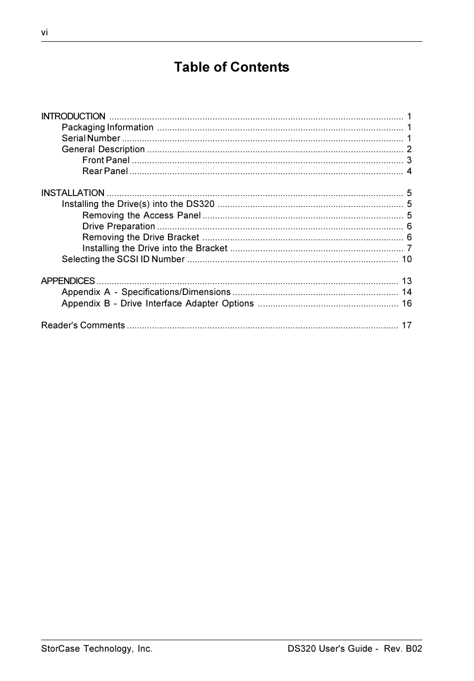 StorCase Technology DS320 User Manual | Page 7 / 26